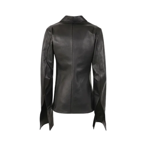 Lapel Long-Sleeved Blouse