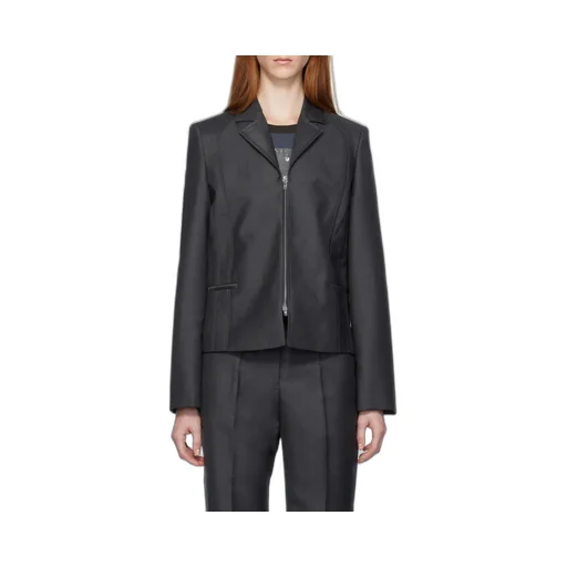 Zippered Lapel Casual Jacket