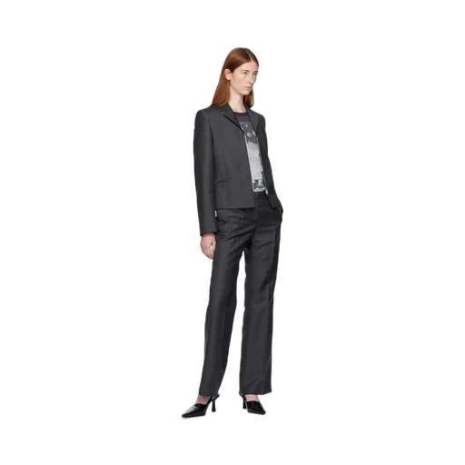 Zippered Lapel Casual Jacket