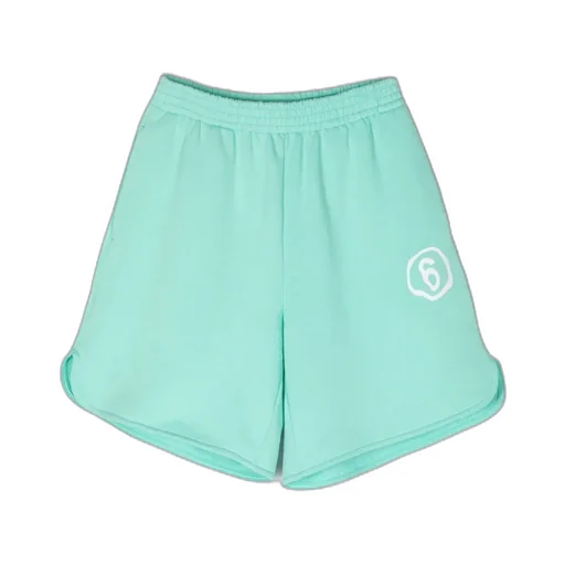 Elastic Waist-Edge Shorts