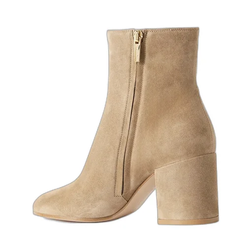 Round-Head Short Boots