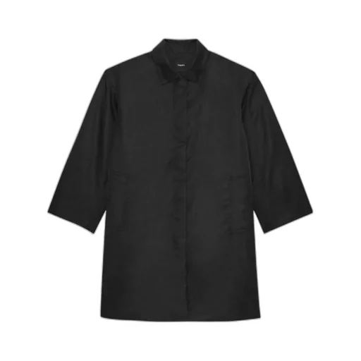 Lapel Long-Sleeved Coat