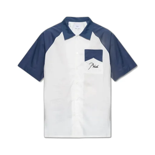Rhude Short Sleeve Logo Embroidered Shirt