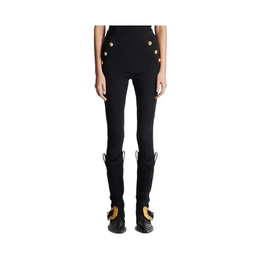 Balmain 6 Buttons Knit Leggings