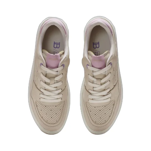 Balmain B Court Logo Patch Sneakers
