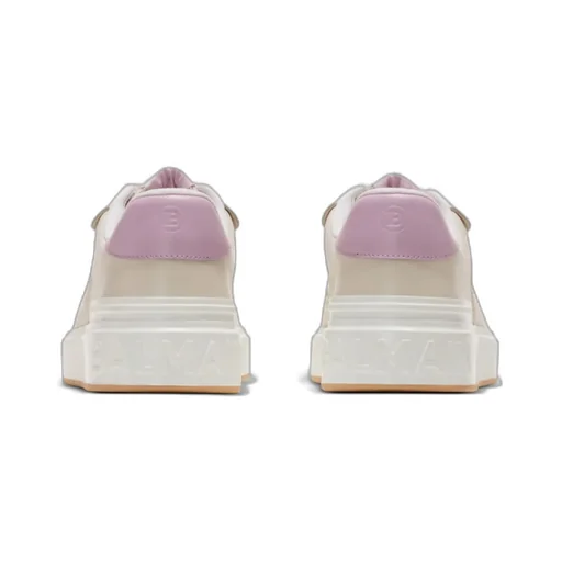 Balmain B Court Logo Patch Sneakers