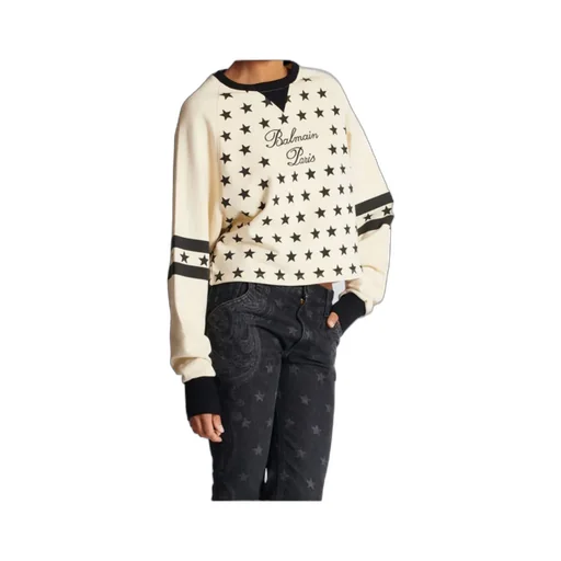 Balmain Signature Logo Crewneck Sweatshirt