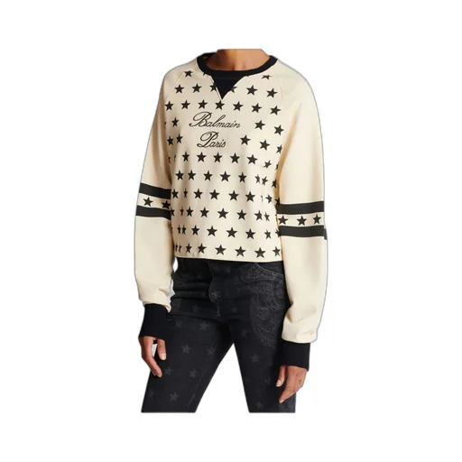 Balmain Signature Logo Crewneck Sweatshirt