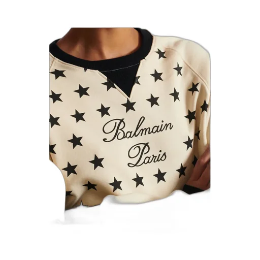 Balmain Signature Logo Crewneck Sweatshirt