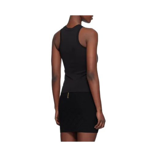 Balmain Pb Embroidered Tank Top