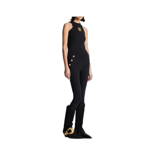 Balmain Pb Embroidered Tank Top