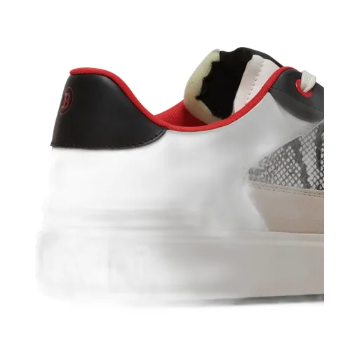B-Court Flip Snakeskin-Effect Leather And Suede Trainers