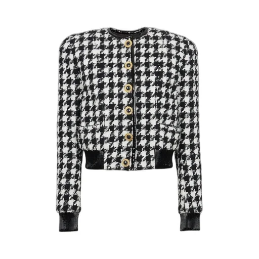 Houndstooth Tweed Jacket