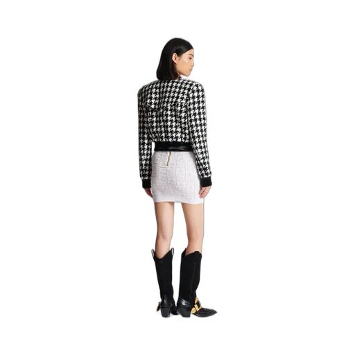 Houndstooth Tweed Jacket