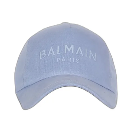 Balmain Logo Embroidered Curved-Peak Baseball Cap