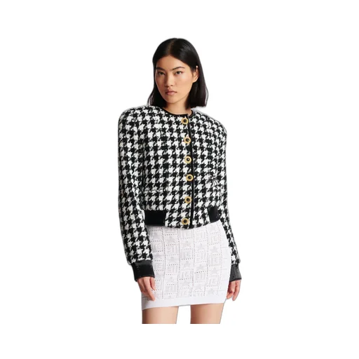 Houndstooth Tweed Jacket