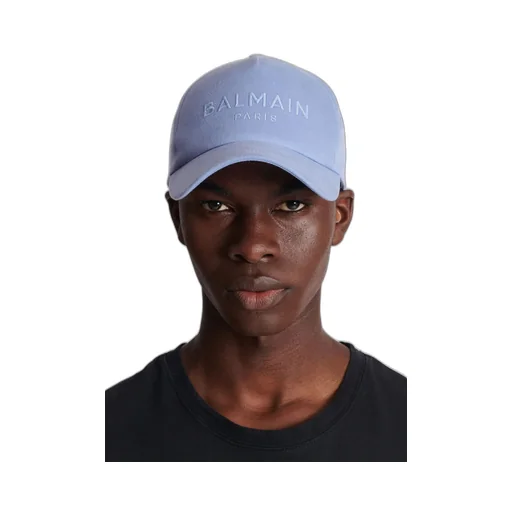 Balmain Logo Embroidered Curved-Peak Baseball Cap