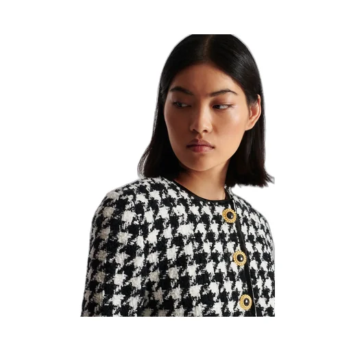 Houndstooth Tweed Jacket