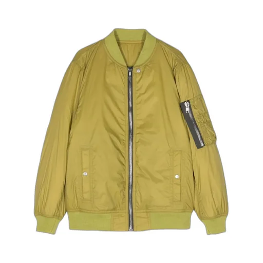 Panelled Zip-Up Bomber Jacket