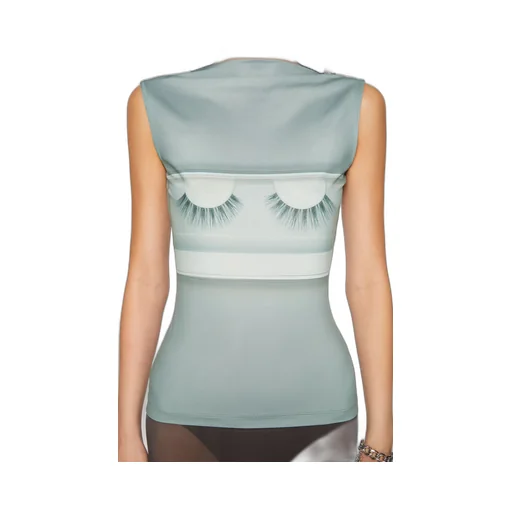 X Katerina Jebb Graphic-Print Top