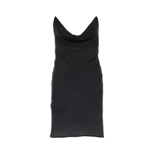 Y/Project V-Neck Ruffled Satin Mini Dress