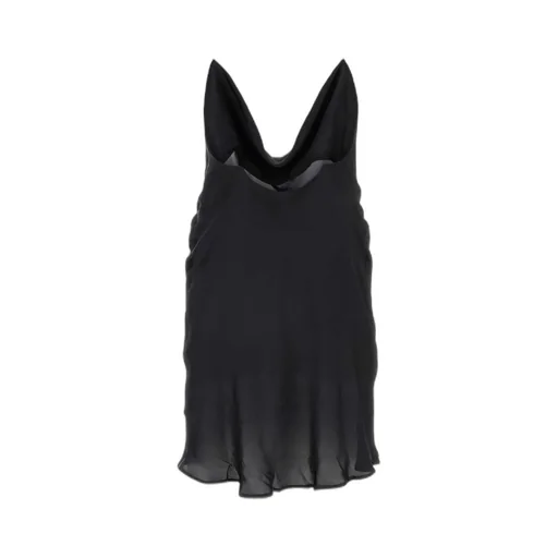 Y/Project V-Neck Ruffled Satin Mini Dress