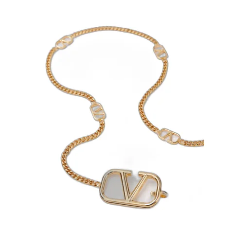 Valentino Vlogo Charm Chain Belt