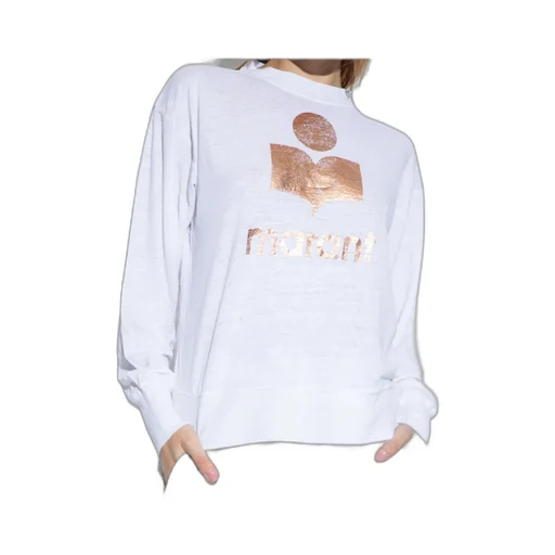 Round-Collar Long-Sleeve Hoodie