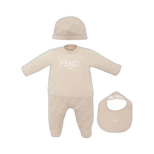 Fendi Kids Logo Printed Baby Set