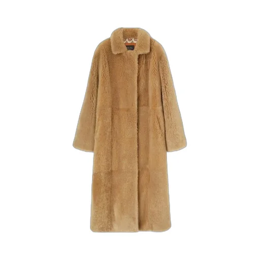 Long-Sleeved Side Pocket Coat