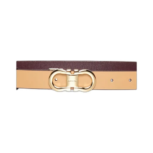 Double-Sided Adjustable Gancini Belt