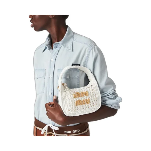 Wander Woven Fabric Hobo Bag