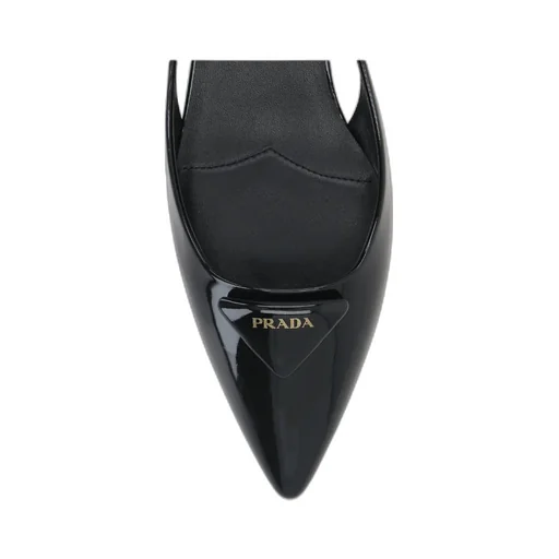 Prada Pointed Toe Slingback Pumps