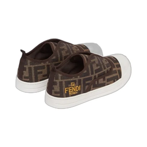 Fendi Kids Ff Motif Jacquard Sneakers