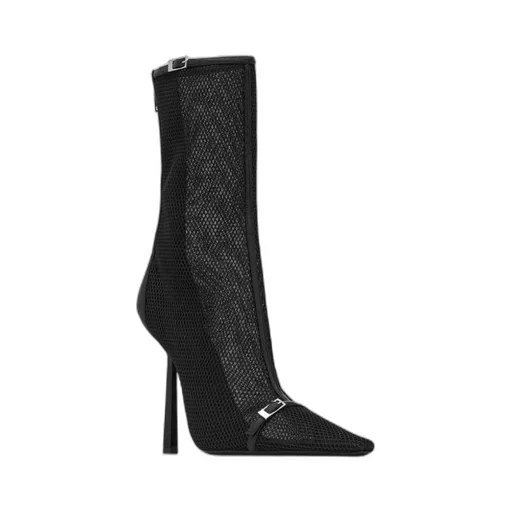 Saint Laurent Oxalis Pointed Toe Boots
