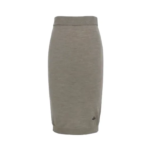 Bea Orb-Embroidered Knitted Skirt