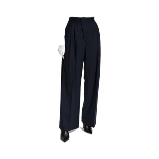 Victoria Beckham High Waist Pleated Trousers