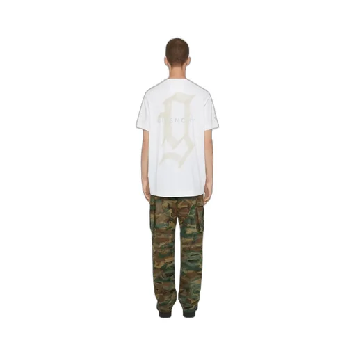 Oversized T-Shirt In Cotton With Givenchy Horse Print