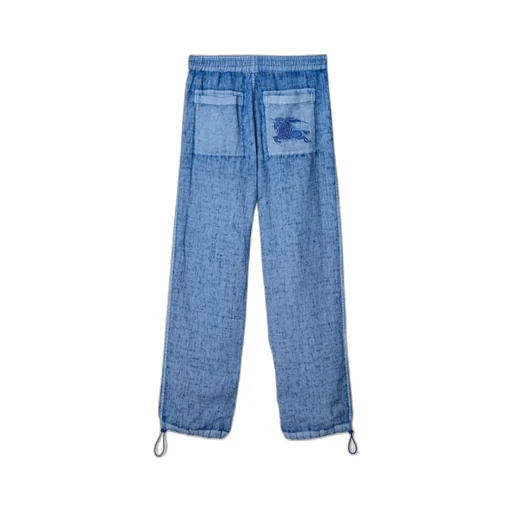 Burberry Ekd Motif Straight-Leg Trousers