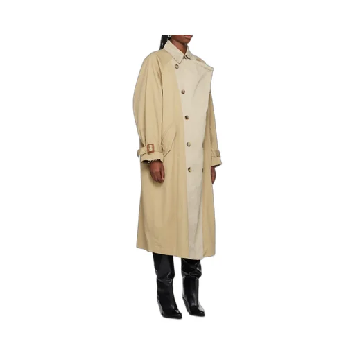 Isabel Marant Two-Toned Double-Breasted Trench Coat