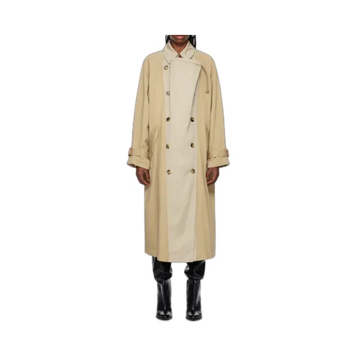 Isabel Marant Two-Toned Double-Breasted Trench Coat