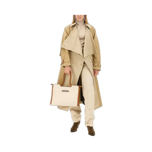 Isabel Marant Two-Toned Double-Breasted Trench Coat