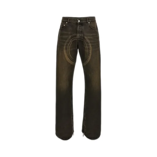 Off-White Relax Round Straight Leg Jeans
