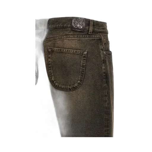 Off-White Relax Round Straight Leg Jeans