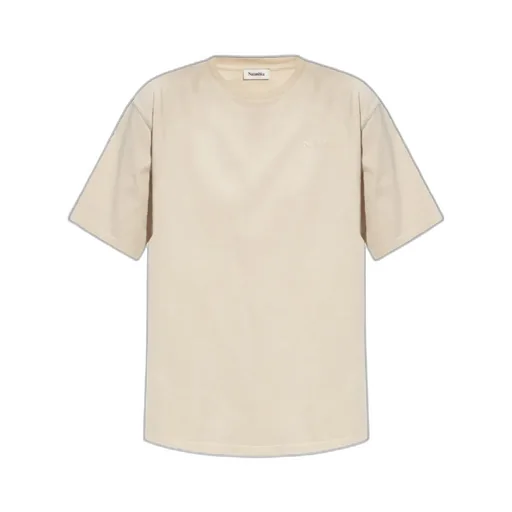 Nanushka Logo Embroidered Crewneck T-Shirt