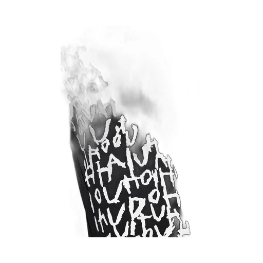 Script-Print Long-Sleeved Jumper