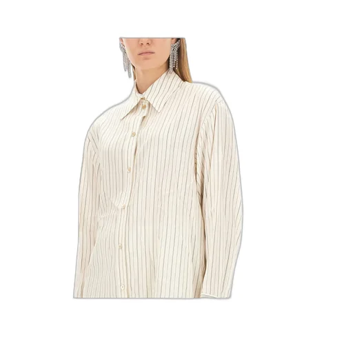 Isabel Marant Long Sleeved Striped Buttoned Shirt