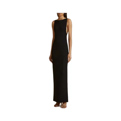 Khaite Crewneck Sleeveless Dress