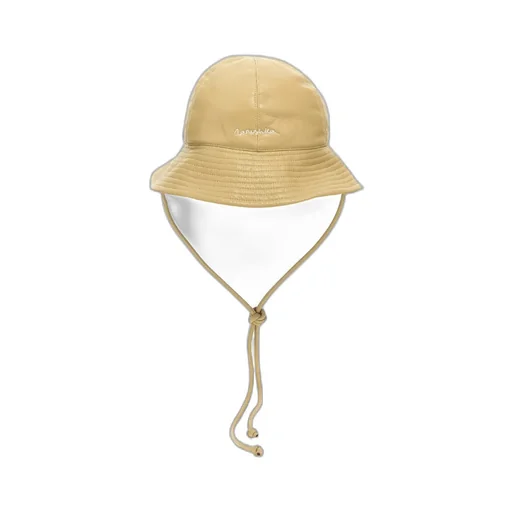 Logo-Embroidered Faux-Leather Bucket Hat