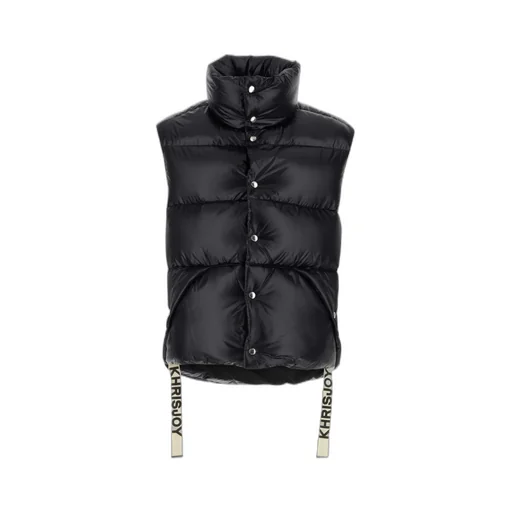 Khrisjoy Funnel Neck Shiny Puffer Gilet